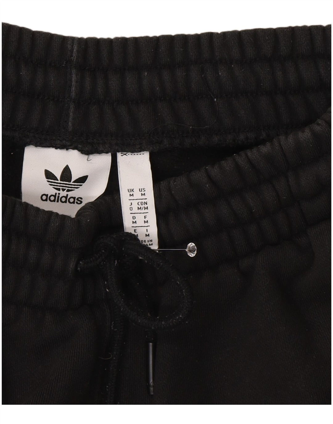 Мужские спортивные шорты Adidas среднего размера, черные, хлопок
