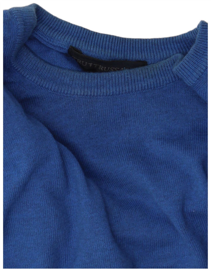 Мужской свитер Trussardi с круглым вырезом XL, синий