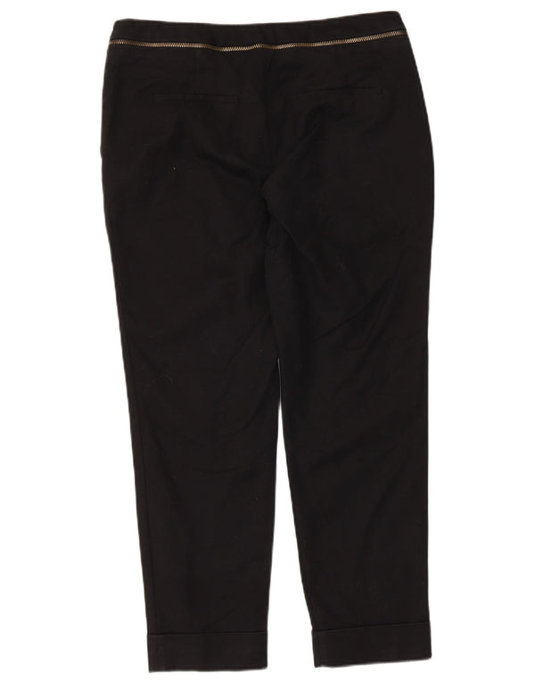 Женские укороченные брюки Zara EU 40 Medium W30 L24, черный хлопок