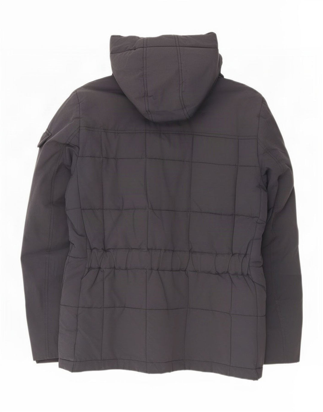 Мужская стеганая куртка Woolrich с капюшоном UK 40, большой темно-синий нейлон