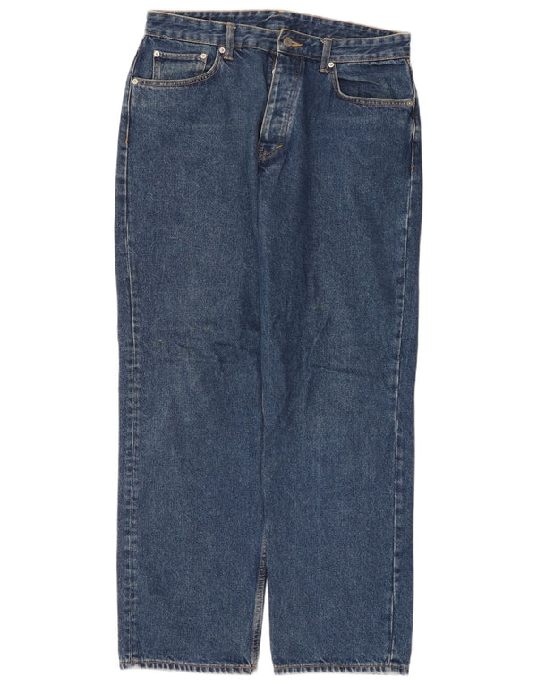 Мужские прямые джинсы Zara EU 42, большие W32 L30, синие
