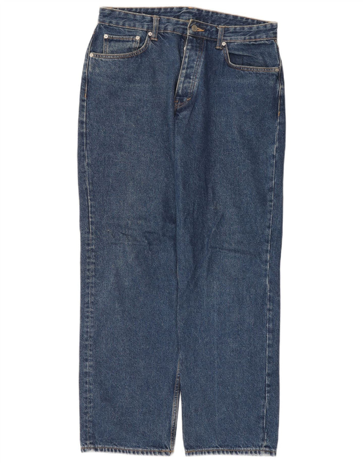 Мужские прямые джинсы Zara EU 42, большие W32 L30, синие