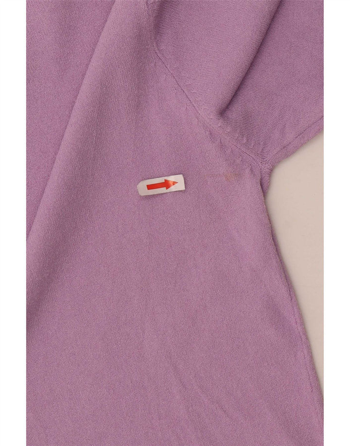 Женский топ Zara с рукавом 3/4 UK 12, средний фиолетовый, вискоза