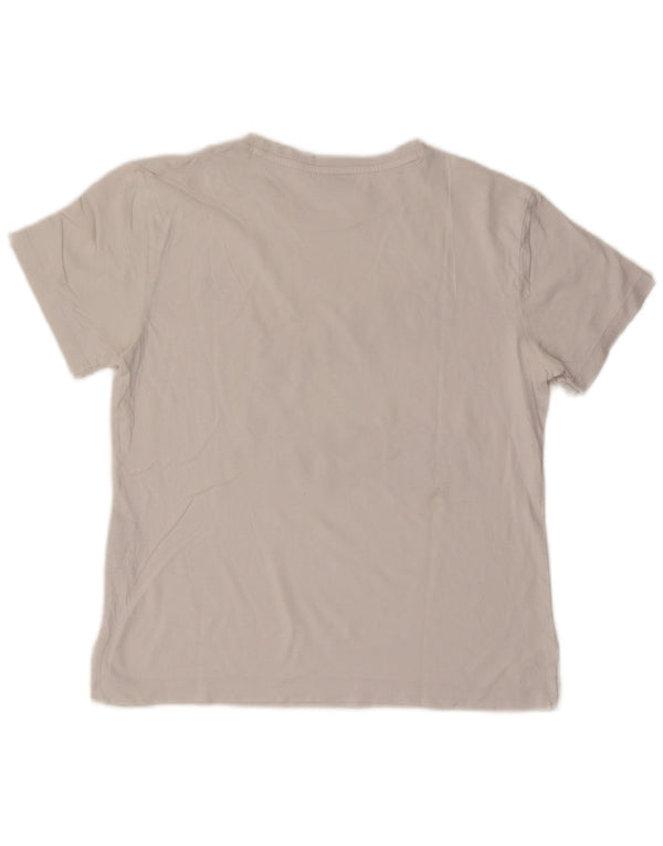 Женская футболка с рисунком Puma Top UK 14, средний белый хлопок, белый цвет