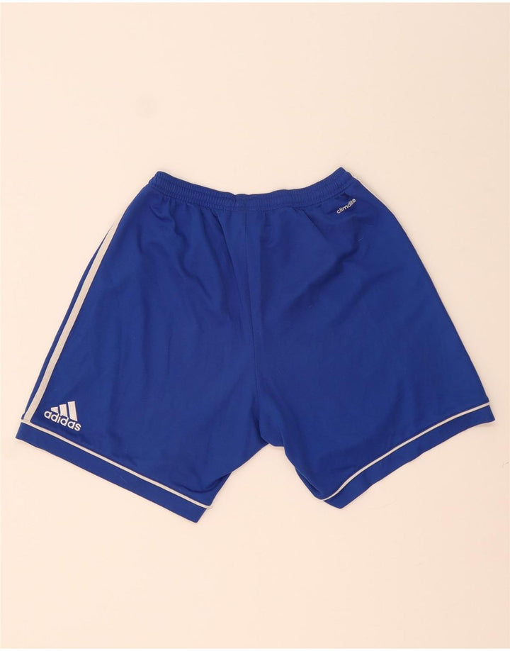 Мужские спортивные шорты Adidas Climalite, маленький синий полиэстер