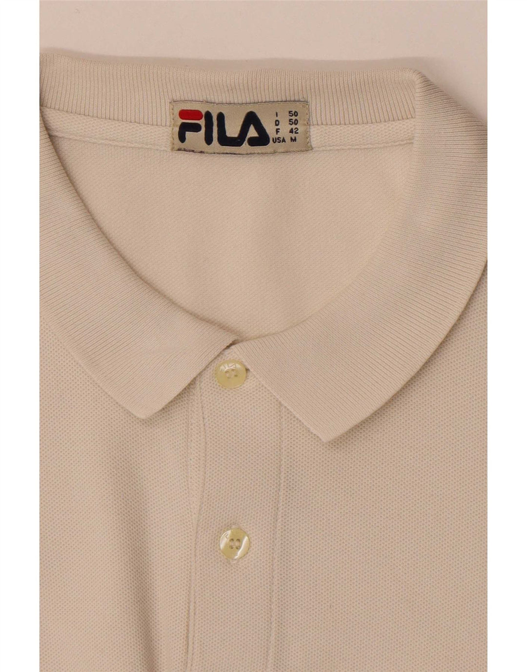 Рубашка Поло Мужская Fila Средне-Белая