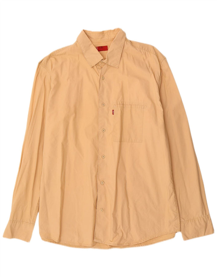 Мужская Рубашка Levi's 2XL Бежевая