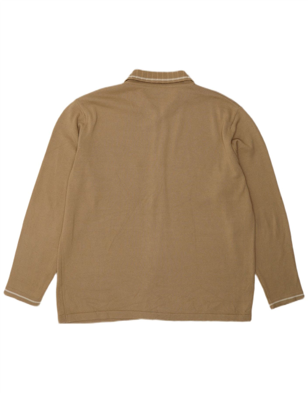 Мужской кардиган Lacoste, размер 8, 3XL, бежевый, хлопок