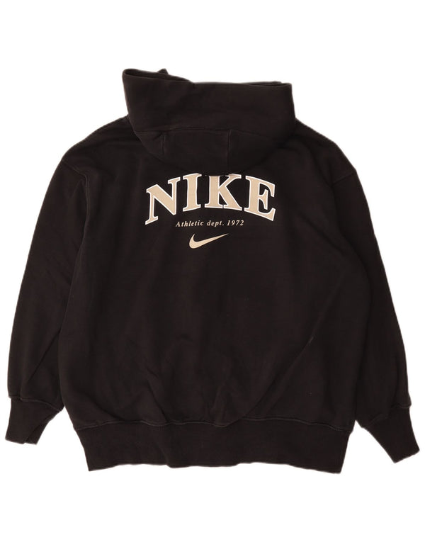 Мужской свитер свободного покроя с капюшоном и молнией Nike XS, черный, хлопок