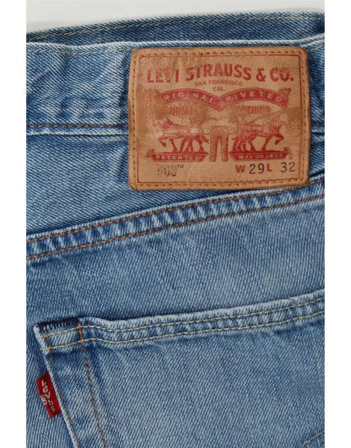 Мужские джинсы LEVI'S 508 Regular зауженные W29 L30 синие