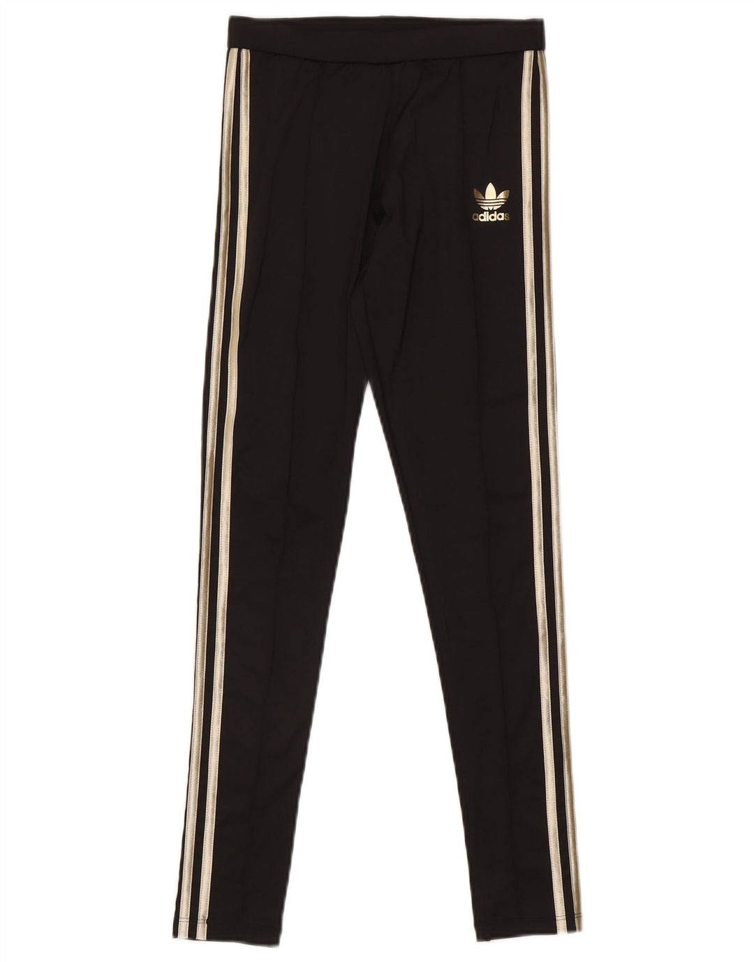 Женские леггинсы Adidas UK 8, маленькие черные из полиэстера