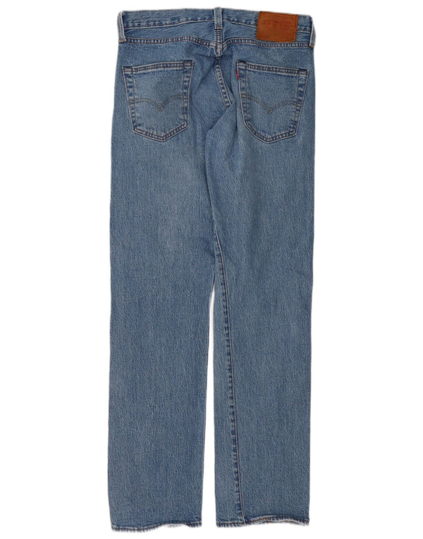 Мужские прямые джинсы Levi's 501 W30 L32 синие, хлопок