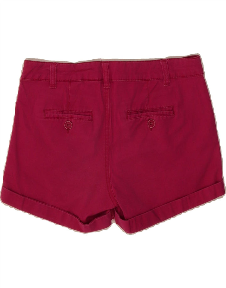 BENETTON Womens Chino Shorts W28 Medium Burgundy Cotton Vintage Benetton and Second-Hand Benetton from Messina Hembry 