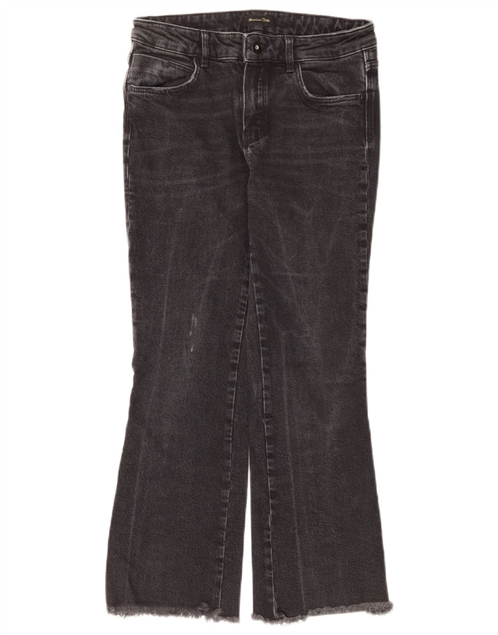 Женские джинсы Massimo Dutti Bootcut EU 36 XS W26 L25, черный хлопок