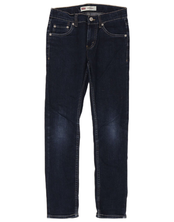 Джинсы скинни Levi's 510 для мальчиков 11–12 лет W36 L28, темно-синий, хлопок