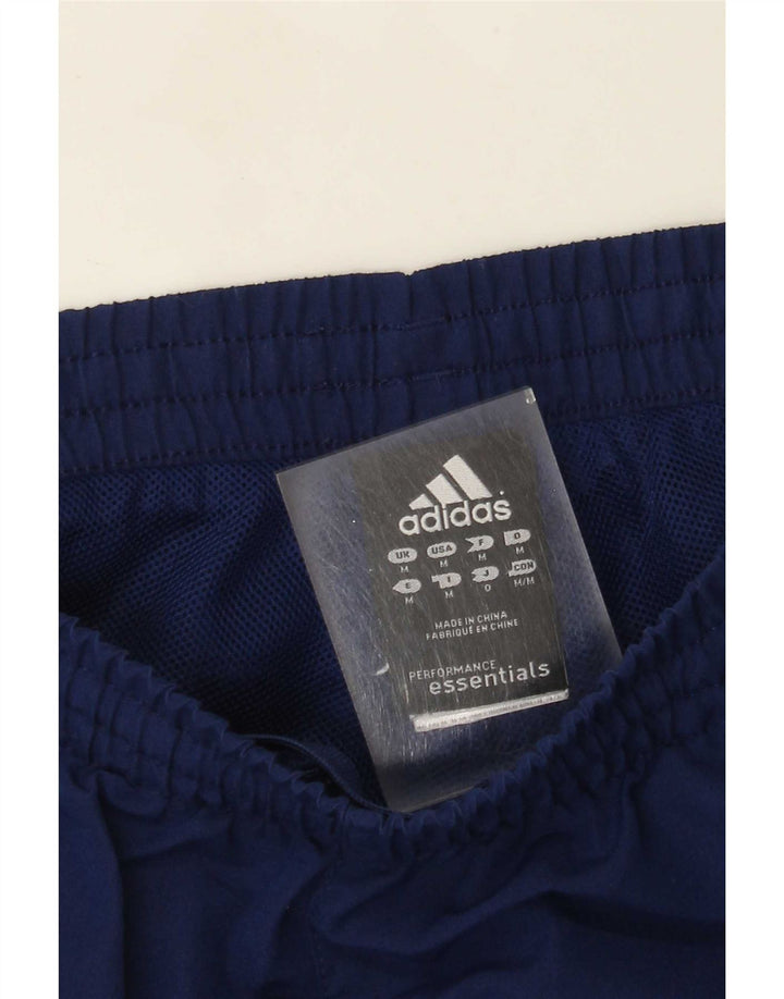 Мужские спортивные брюки Adidas Climalite среднего размера, темно-синие, полиэстер