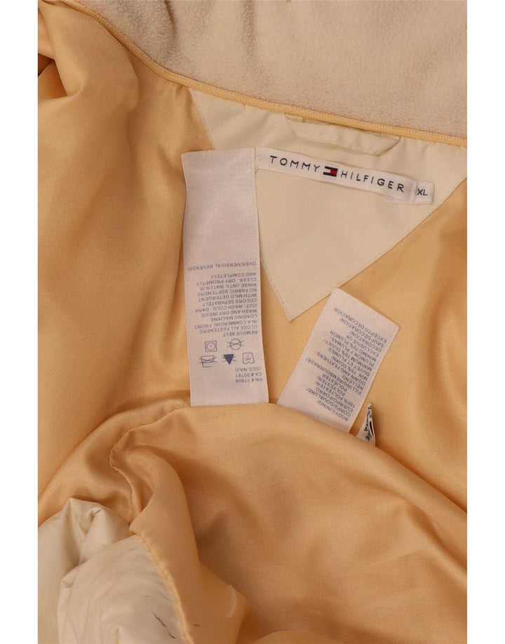 Женское стеганое пальто Tommy Hilfiger UK 18 XL, белый полиэстер
