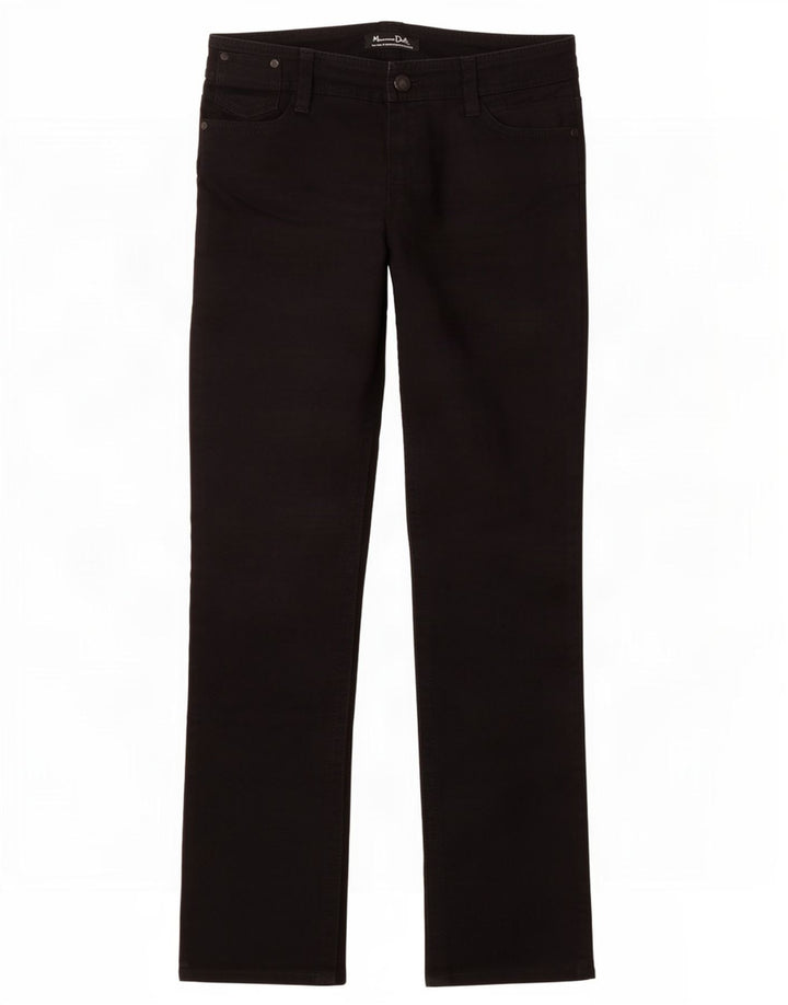 Женские узкие джинсы Massimo Dutti EU 40 Medium W30 L30, черный хлопок