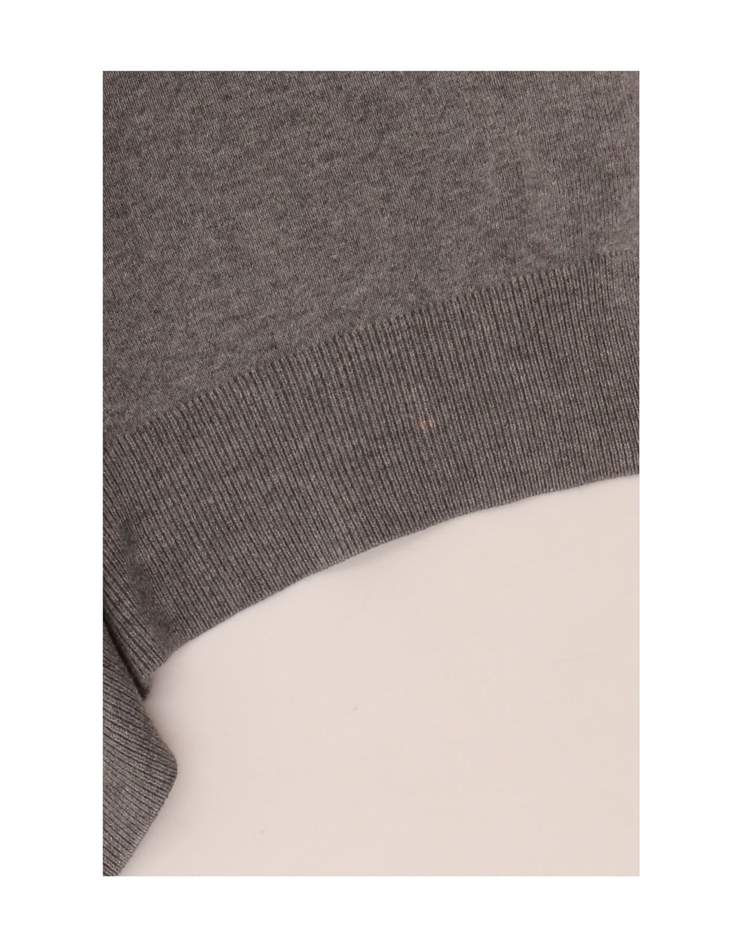 POLO RALPH LAUREN Мужской джемпер с v-образным вырезом, средний серый хлопковый свитер