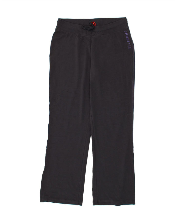 VINTAGE Womens Tracksuit Trousers UK 12 Medium Grey Cotton Vintage Vintage and Second-Hand Vintage from Messina Hembry 