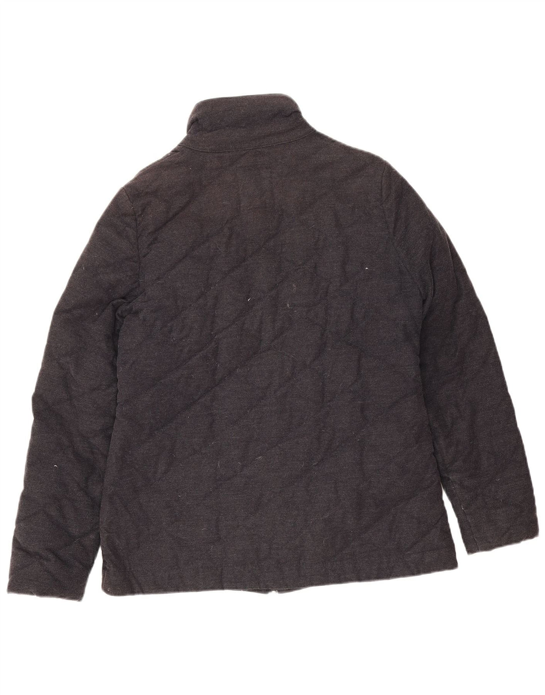 Crew Clothing Женская стеганая куртка оверсайз UK 10, маленький черный хлопок