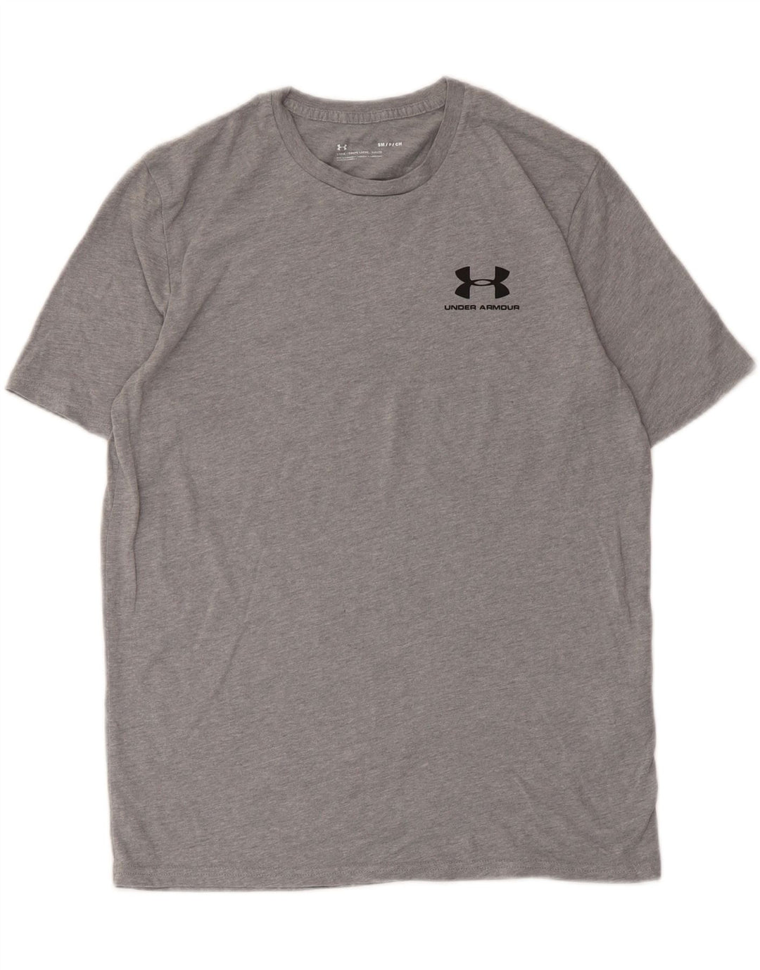 Мужская футболка Under Armour, маленький серый хлопок