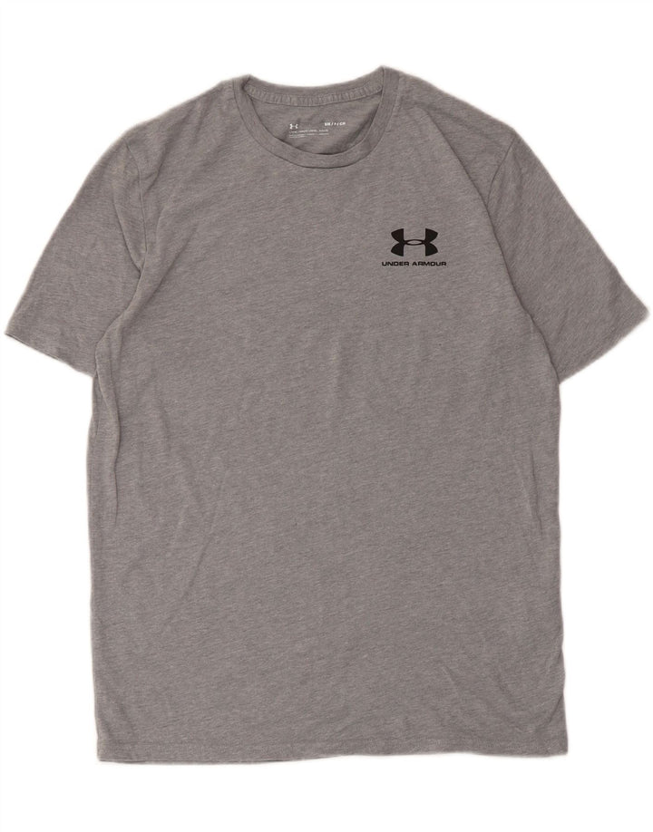Мужская футболка Under Armour, маленький серый хлопок