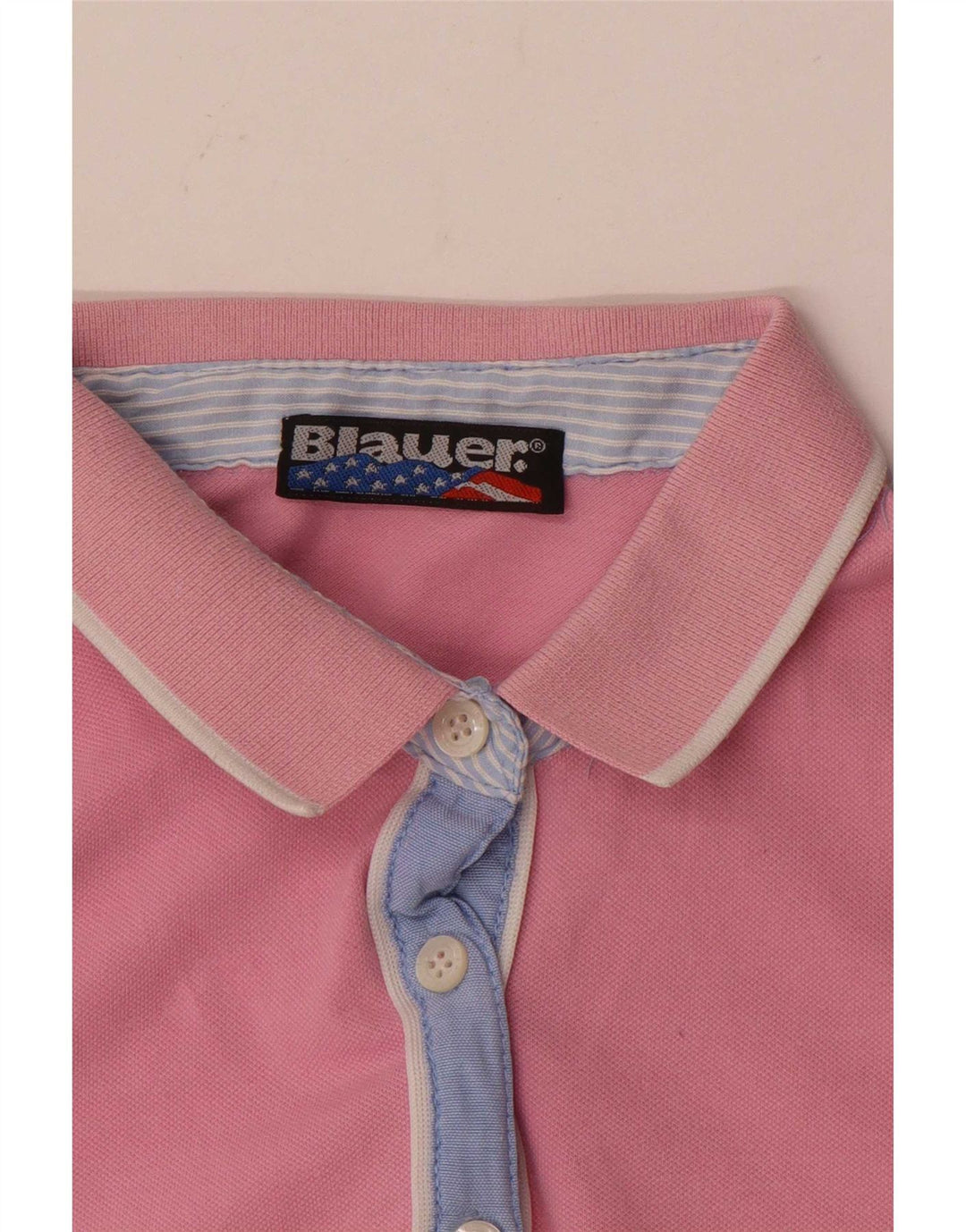 Женская рубашка-поло Blauer UK 12, средний розовый