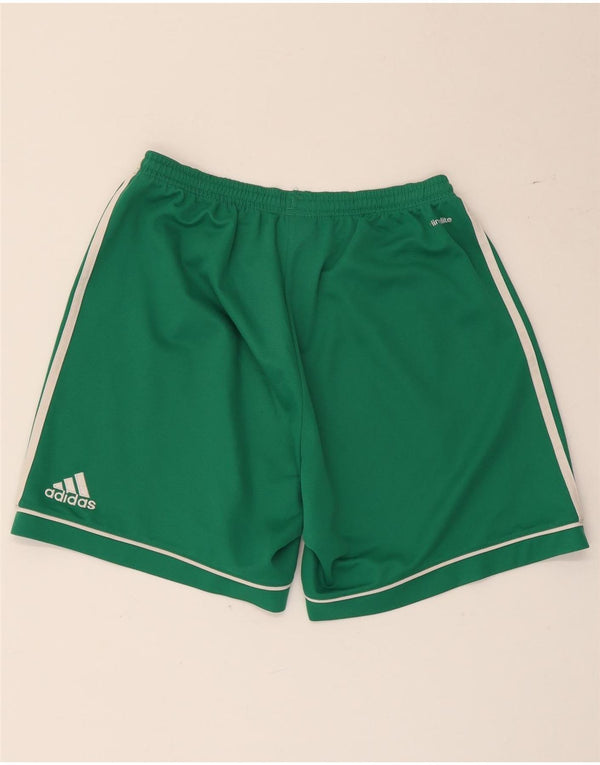 Мужские спортивные шорты Adidas Climalite, средний зеленый полиэстер