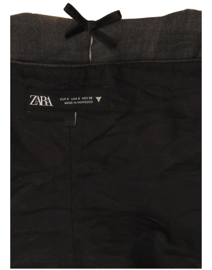 Женский укороченный топ с лямкой на бретельках Zara UK 8, маленький серый