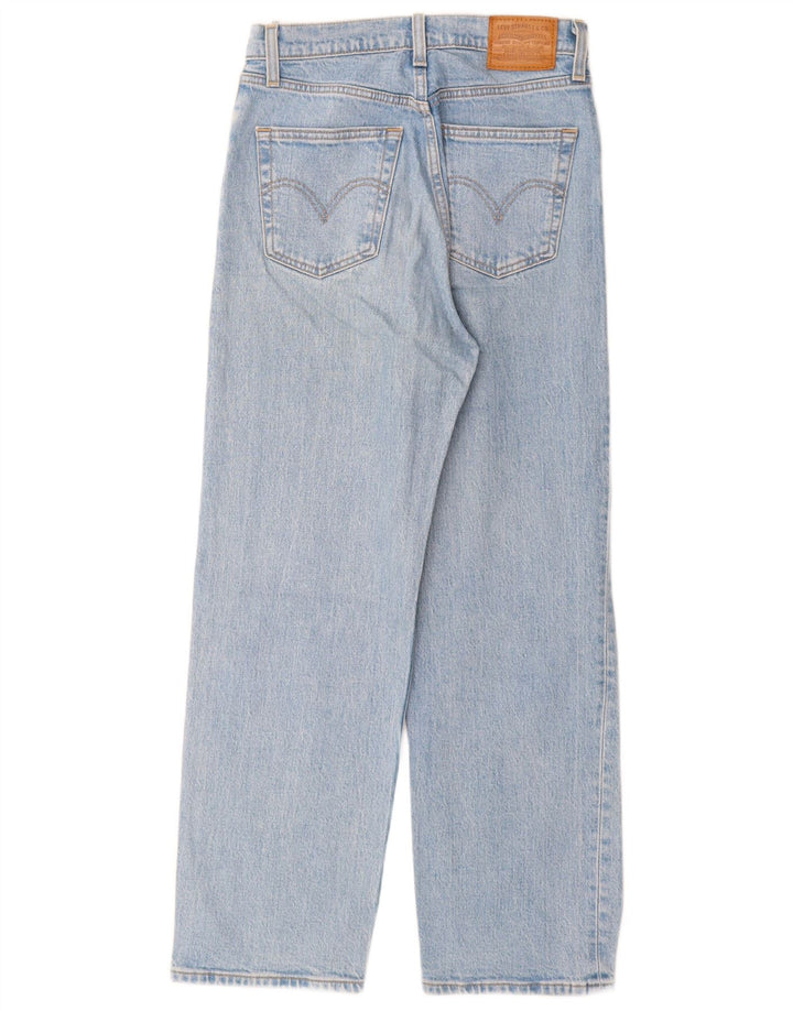 Женские прямые джинсы Levi's Ribcage W26 L27, синий хлопок