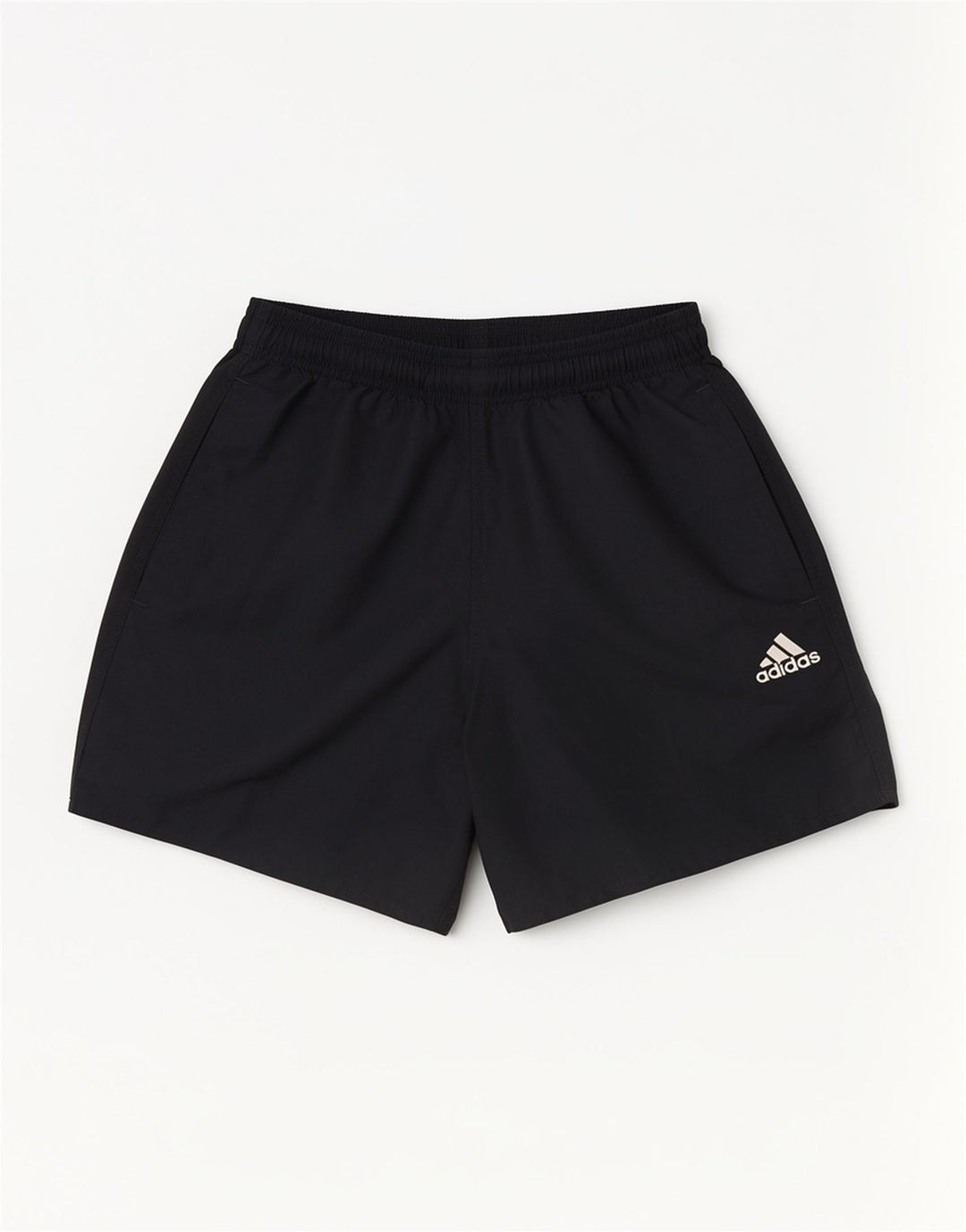 Мужские спортивные шорты Adidas среднего размера, черные, из полиэстера, спортивные