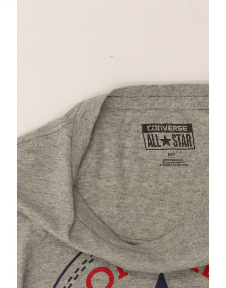 CONVERSE Mens Graphic T-Shirt Top Small Grey Vintage Converse and Second-Hand Converse from Messina Hembry 