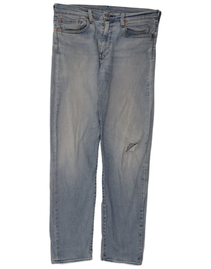 Мужские зауженные джинсы Levi's 502 W34 L34 синие