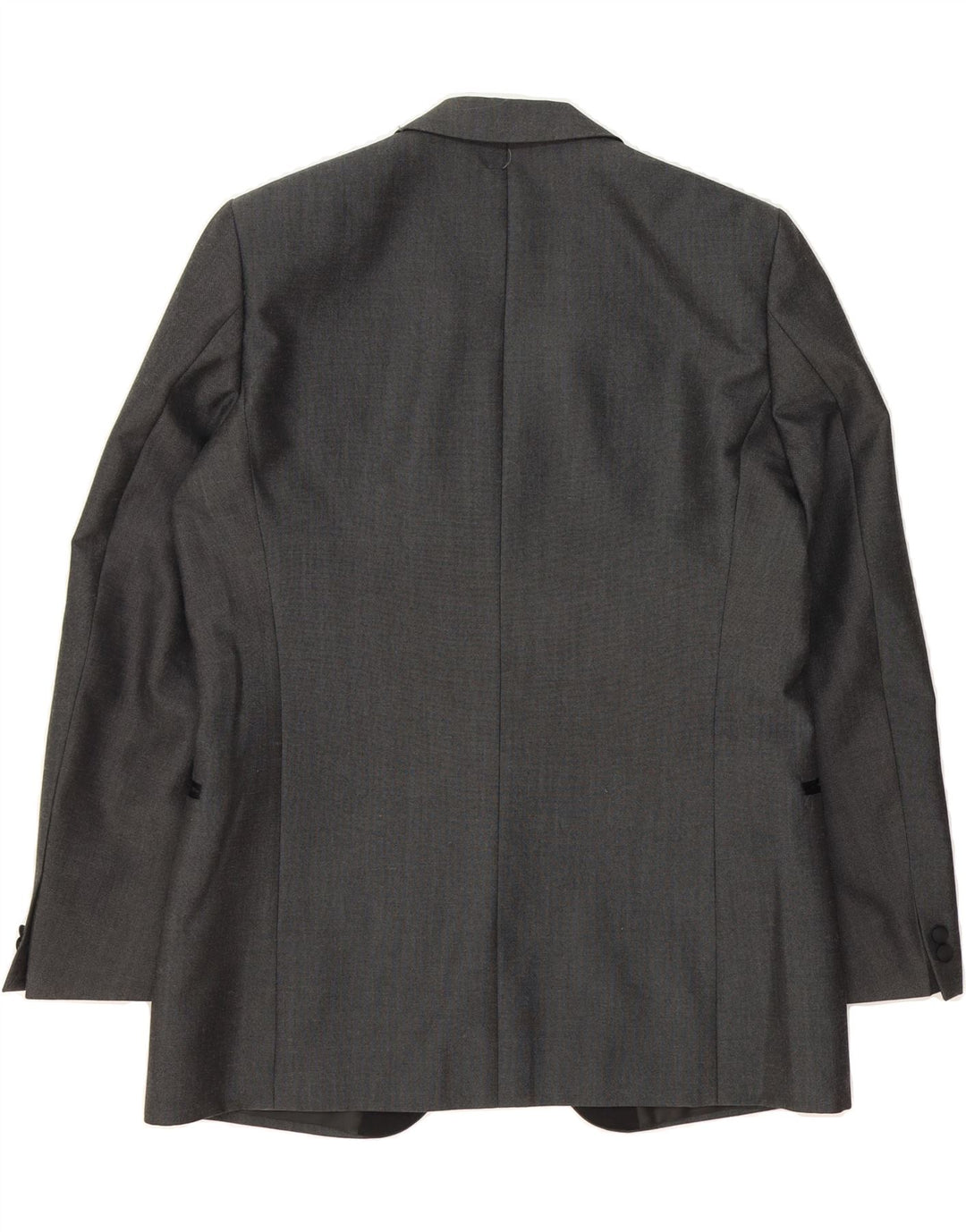 WILVORST Mens 1 Button Blazer Jacket UK 40 Large Grey Virgin Wool Vintage Wilvorst and Second-Hand Wilvorst from Messina Hembry 