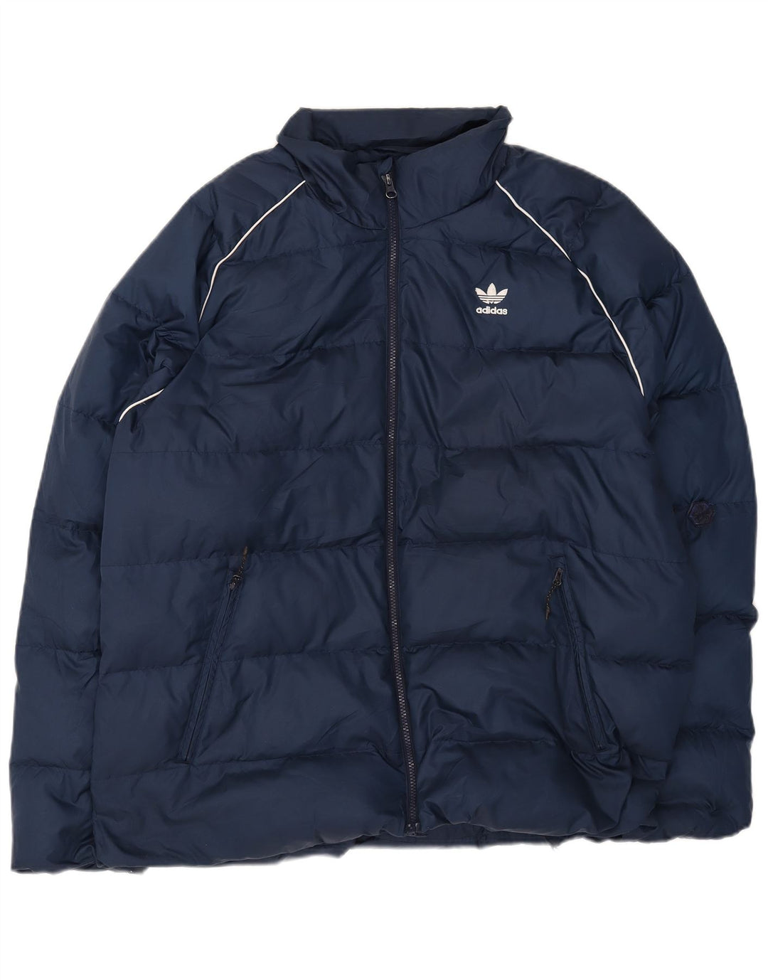 Мужская утепленная куртка Adidas UK 42 XL Темно-синий полиэстер