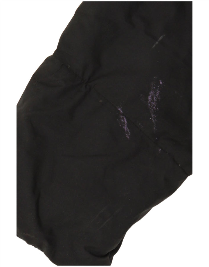 Женская утепленная куртка оверсайз с капюшоном ADIDAS UK 10, маленький черный полиэстер