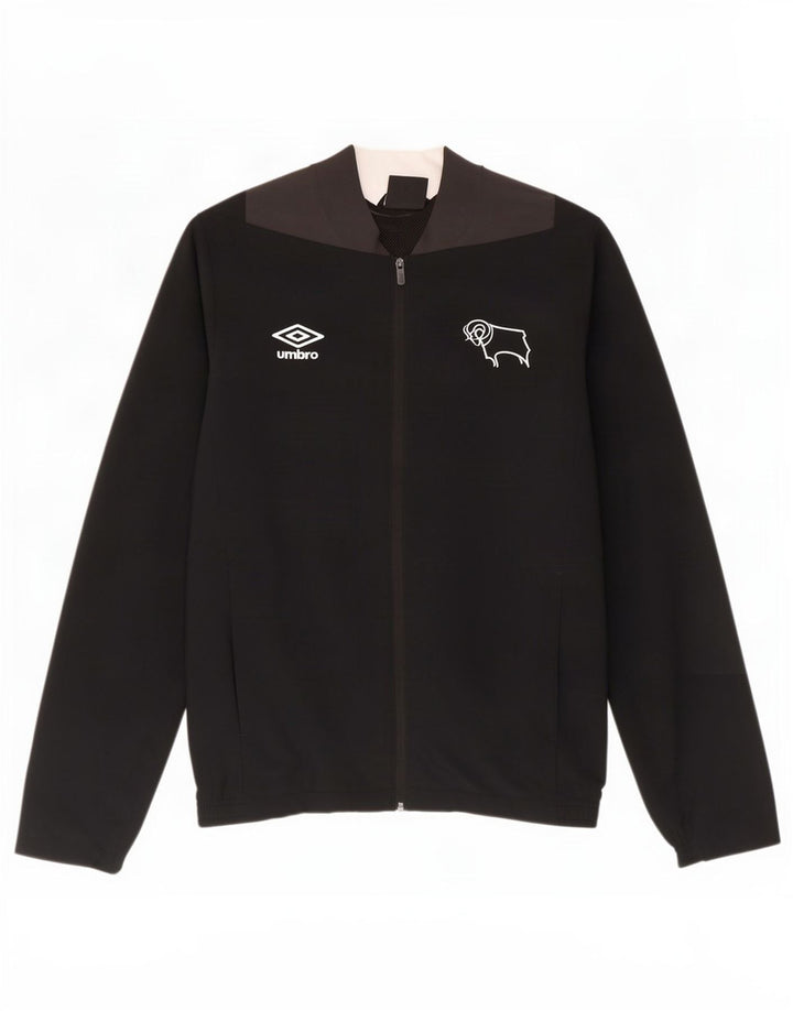 Мужской спортивный костюм Umbro, верхняя куртка, маленький черный полиэстер с цветными блоками