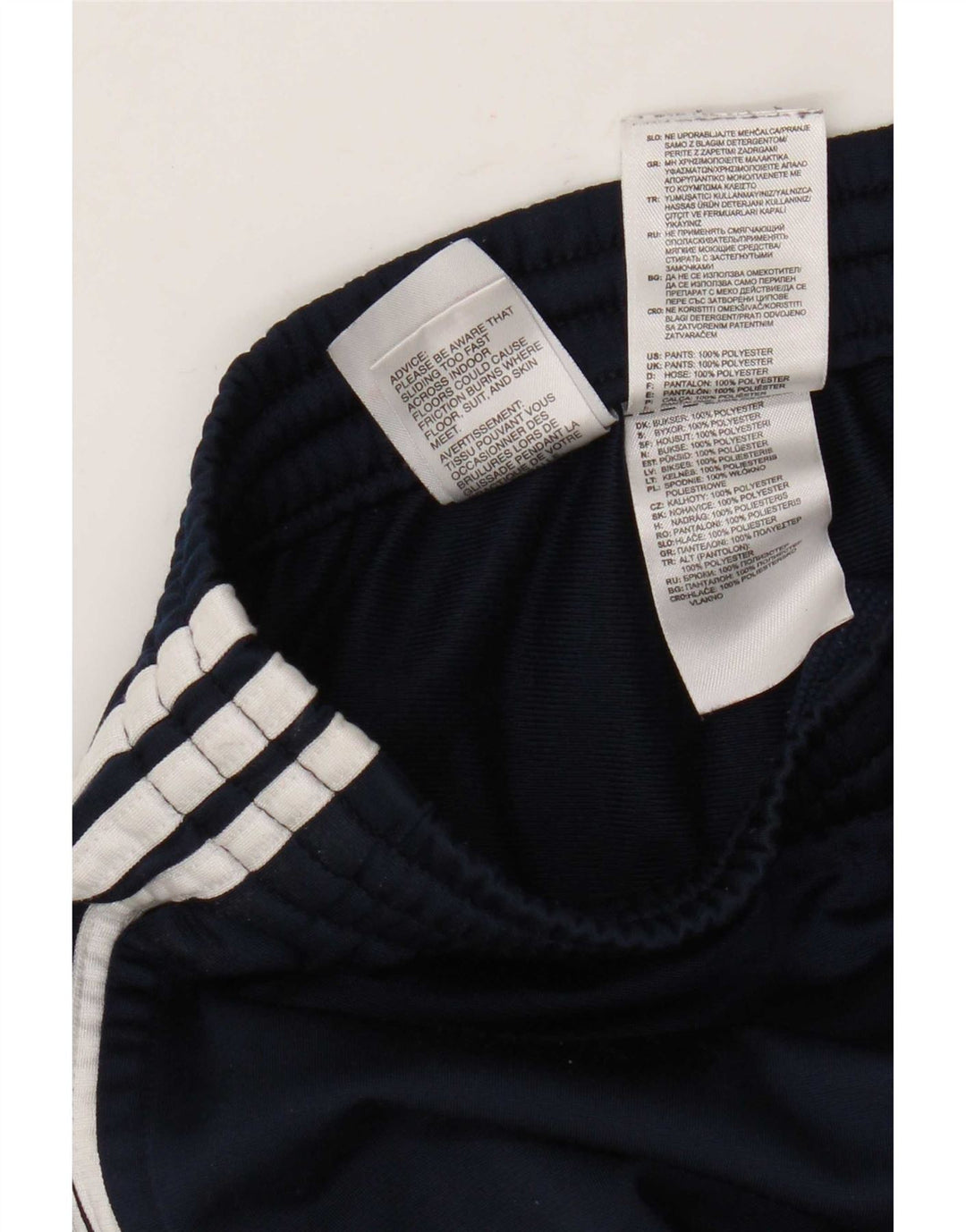 Спортивные брюки Adidas для мальчиков 9-10 лет, темно-синий, полиэстер
