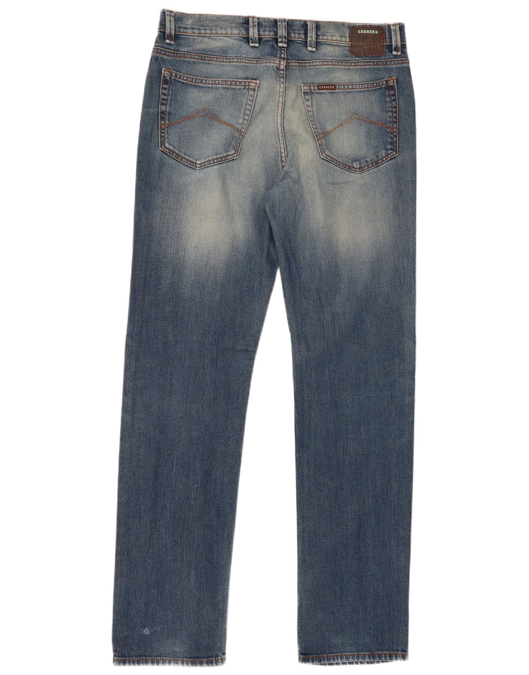 Мужские прямые джинсы CARRERA 700 Acid Wash Regular W36 L34, синий хлопок