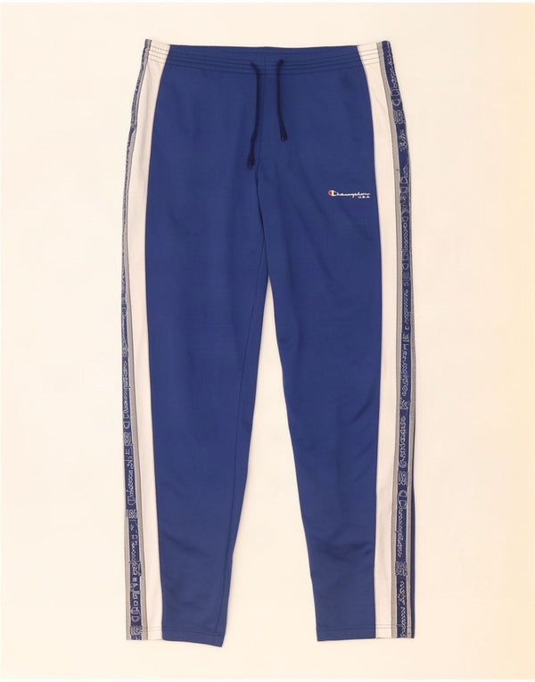 Мужские спортивные брюки Champion с графическим рисунком XL, синие цветные блоки