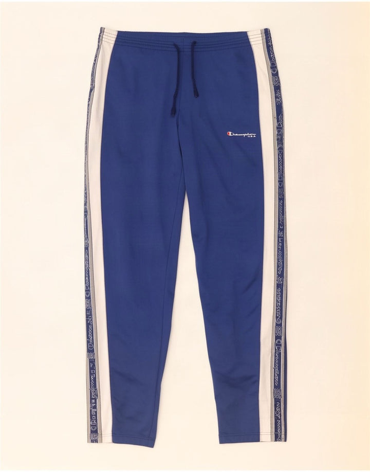 Мужские спортивные брюки Champion с графическим рисунком XL, синие цветные блоки