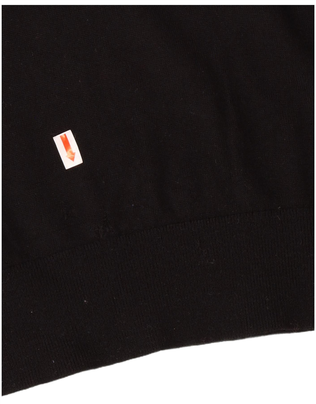 Мужской джемпер с высоким воротником Armani Exchange, маленький черный из натуральной шерсти