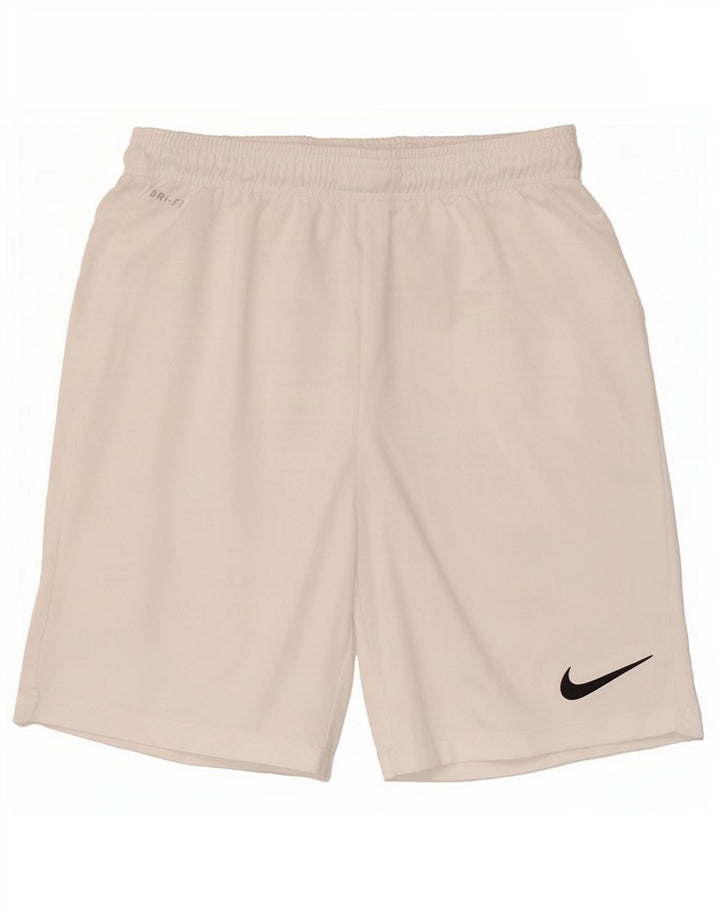 Мужские спортивные шорты Nike Dri Fit, средний белый полиэстер