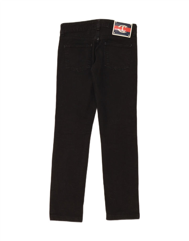 JUST CAVALLI Womens Straight Jeans W28 L30 Black Cotton Vintage Just Cavalli and Second-Hand Just Cavalli from Messina Hembry 