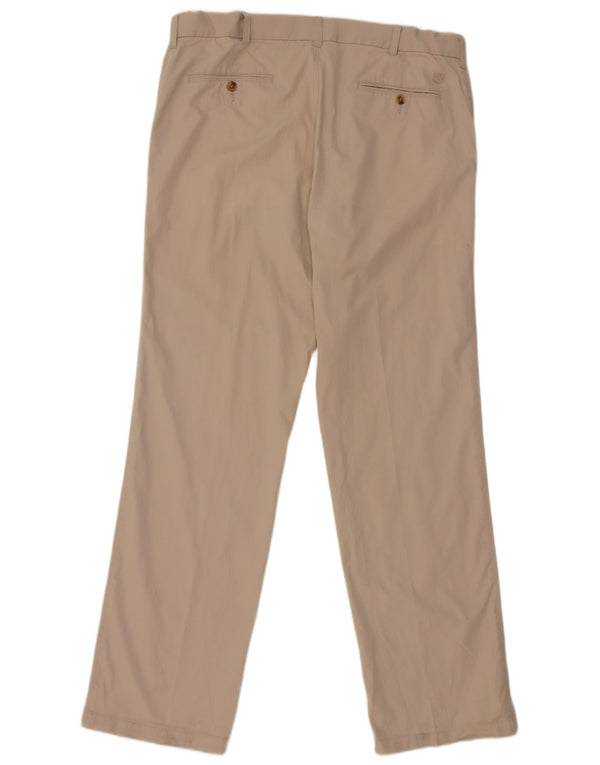 Женские прямые брюки чинос Marks & Spencer Blue Harbour W36 L33 Бежевые