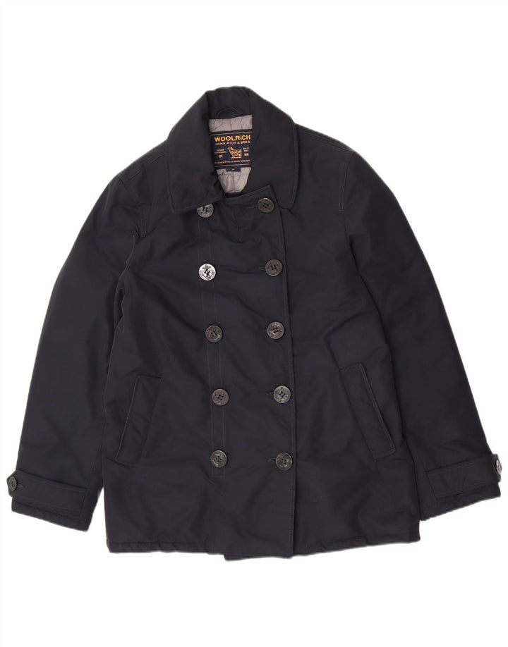 Женское бушлат Woolrich UK 14, средний темно-синий