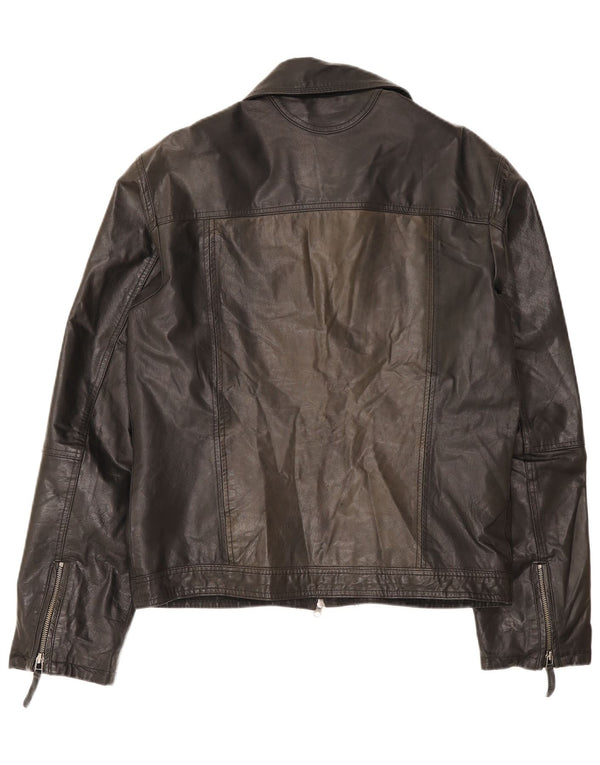 Куртка мужская кожаная Metropolitan IT 52 XL черная кожа