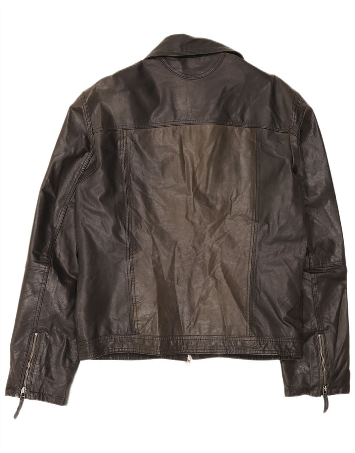 Куртка мужская кожаная Metropolitan IT 52 XL черная кожа