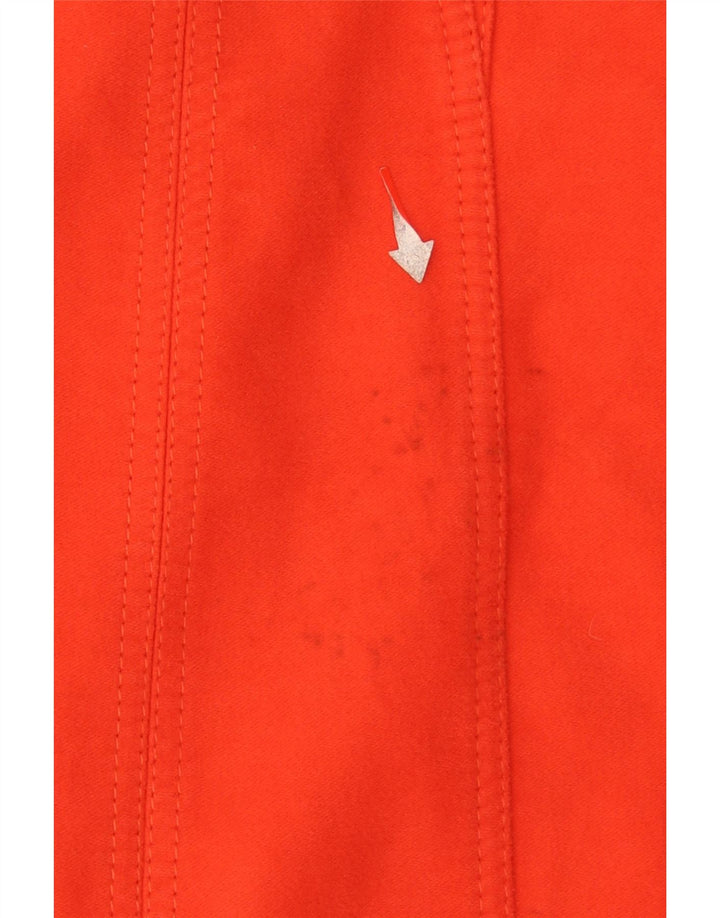 KAREN MILLEN Womens Overcoat UK 12 Medium  Orange Cotton Vintage Karen Millen and Second-Hand Karen Millen from Messina Hembry 